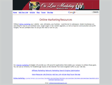 Tablet Screenshot of onlinemarketingpoint.com